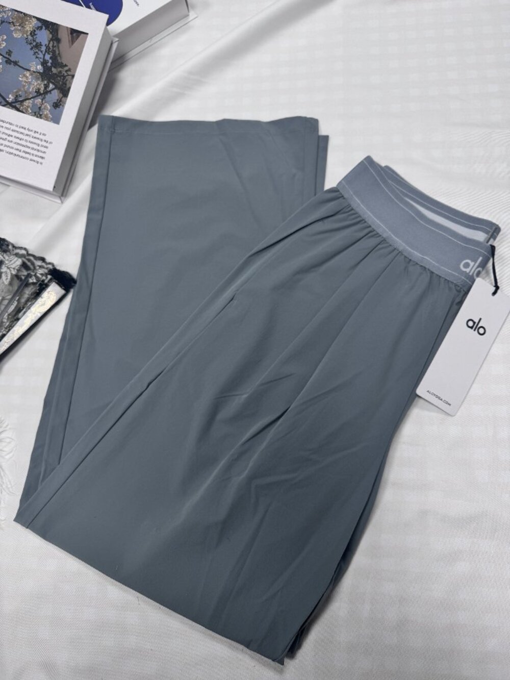 ALO Yoga💛 Suit Up Trouser Steel Grey💓NWT Regular-30" Inseam - Picture 6 of 6